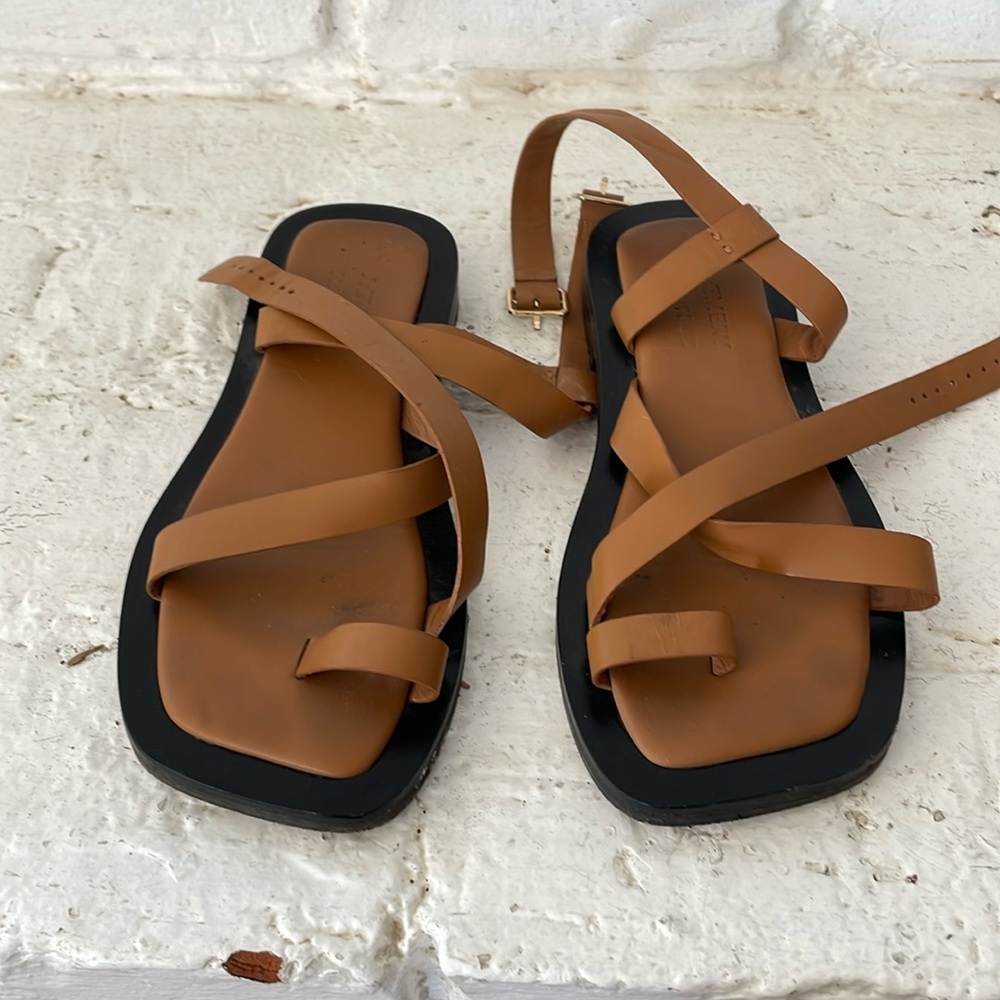 A’Emery Matteau Leather Sandals Size 38